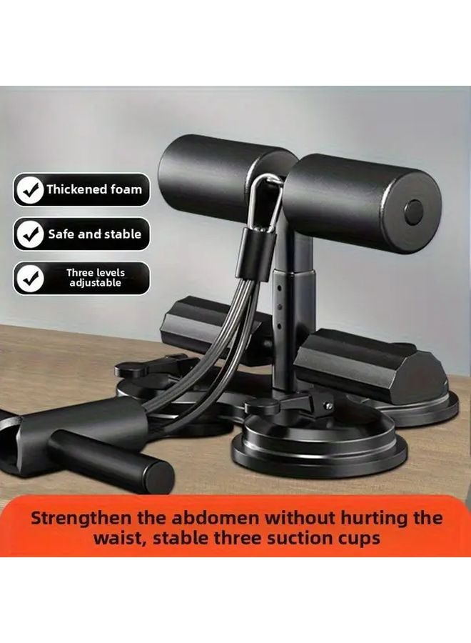 Black Abdominal Curler with Strong Suction Power for Home Gym Workouts Men Women - Image 2